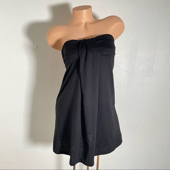 New Hula Honey S Black Beautiful Strapless Stretch Mini Dress, Cover Up or Top - Picture 1 of 14